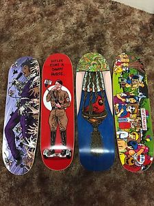 Paisley Skates 4 Skateboards Chemtrails Serial Party Bird In A Bush Dandy Horse