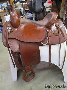 Tex Tan Flex Seminole Saddle 17" Lightly Used Gorgeous Trail Rig
