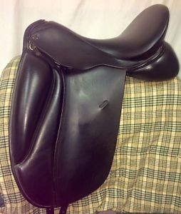 EquineFit InterNational Equine Fit Dressage Saddle, 17/17.5, Long flap, MW/W