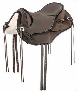 Barefoot Atlanta Saddle Treeless Design VPS Horse Friendly Leather Size 1 Brown