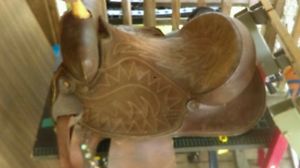 Vintage Carl Sanders hand made Saddle Quality Made