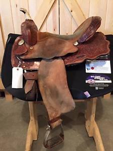 14 inch Tex Tan Barrel Saddle