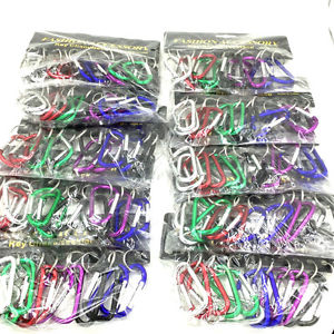Lot of 120 Carabiner Spring Belt Clip Key Chain 2.5" Aluminum 2 1/2" USA