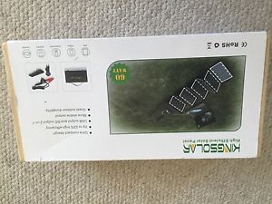 Kingsolar 60 Watt Foldable Portable High Efficiency Solar Panel With DC And USB