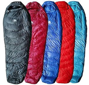 Hyke & Byke Ultralight Down Sleeping Bag: 3 Season 32 Degree Mummy Bag Under ...