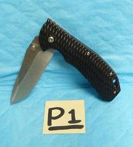 USED ZT ZERO TOLERENCE 3" BLADE BLK HANDLE FOLDING HUNTING POCKET KNIVES B13-P1
