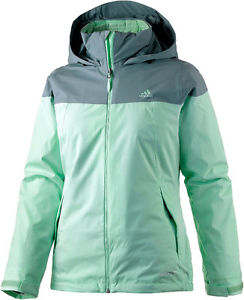 Adidas Damen Winterjacke Wandertag 3in1 Gr. 36 38 40 42 Outdoor grün UVP 199,95€