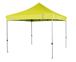 OZtrail HiViz High Visability Deluxe Gazebo Shelter Marquee 300x300cm Yellow