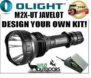 OLight - M2X-UT JAVELOT Torch - Rechargeable Batteries - Charger - DIY KIT!