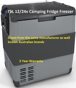 75L Portable Freezer Fridge 12V/24V/240V Camping Car Boat Caravan Cooler