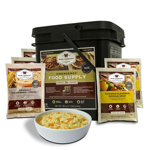 Wise Food Supply 84 Serving Breakfast and Entrée Grab and Go Food Kit