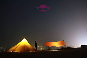 TFS 2 Person Pyramid Camping Tent Ultralight waterproof 3 season with DAC Peg