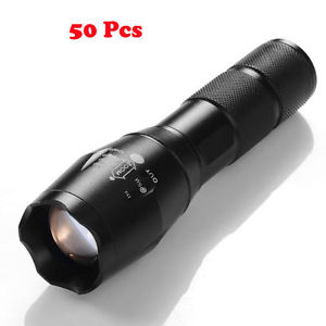 50x 3000LM Zoomable T6 LED 18650 Flashlight Torch Lamps Light G700 X800 Style