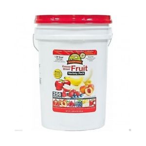 Emergency Survival Pail Fruit Combo Freeze Dried Food Supply Prepper Storage New