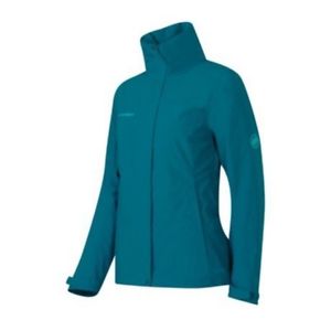 Mammut Funktions Jacke Übergangsjacke Damen Trovat Tour HS Jacket Petrol S