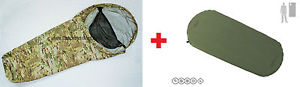 MULTICAM TACTICAL BIVY BAG SHELTER + MULTIMAT SELF INFLATING SLEEPING MAT COMBO