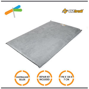 OZtrail Non Slip Leisure Mat Double 198x130x7cm Repair Kit Included Camping