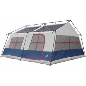 Ozark Trail 3Room Outdoor Camping Instant Shelter Cabin Dome Vacation Home Tent