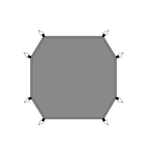 SNOW PEAK DOCK DOME PRO.6 GROUND SHEET SD-506-1