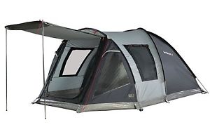 Santiago 5 / Familienzelt / Tunnelzelt mit Vorbau / 3,4,5 Personenzelt /HighPeak