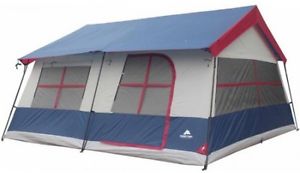 Camping Outdoor Tent Ozark Trail 3-Room Vacation Family Home Weather Protection