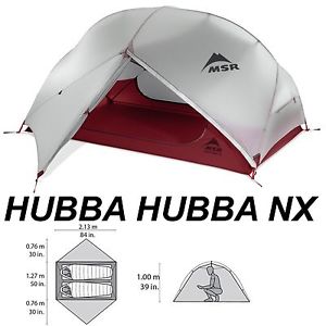 MSR HUBBA HUBBA NX 02750 Zelt Licht 2 Plätze Reise Moto Trekking