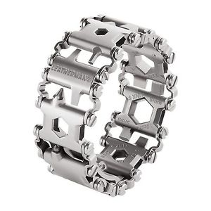 LEATHERMAN Tread silbern Multitool Armband 29 Werkzeuge Armbandtool Werkzeug