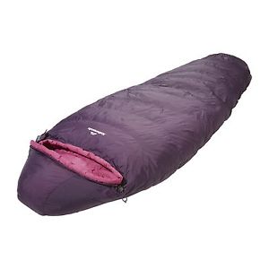 Kathmandu Navigator Womens Water Resistant Semi Rectangular Sleeping Bag Purple