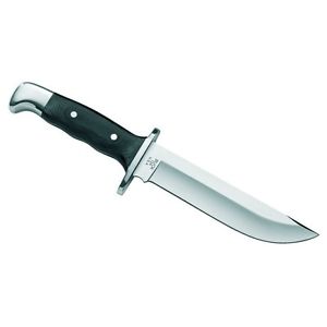 Buck Frontiersman mit  Micarta-Griffschalen und Aluminiumbeschlägen