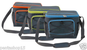 15334 borsa termica in poliestere LT. 12 cm. 30X16X24h con tasca frontale