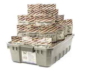 4 Week Emergency Dehydrated Food Survival Supply 140 Adult Servings in Container