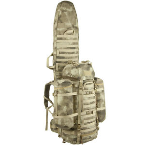 WISPORT SHOTPACK 65L ARMY SNIPER RUCKSACK SHOOTING HUNTING BACKPACK A-TACS AU