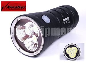 NiWalker Nova MM25MB Monster Bright 3x Cree XHP70 7600lm LED 18650 Torch