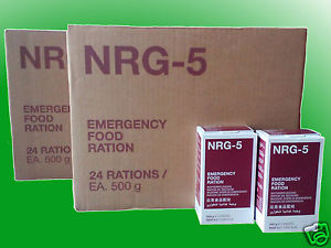 (10,63€/kg)2 Kartons NRG-5 Notnahrung, Notverpflegung, Survival,Langzeitnahrung