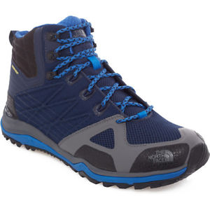 North Face Ultra Fastpack Ii Mid Gtx Mens Footwear Walking Shoes - Cosmic Blue
