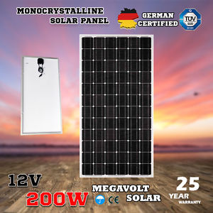 12V 200W Solar Panel Kit Home Generator Caravan Camping Power Mono Charging P...