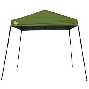 SALE Shade Tech 10-ft W x 10-ft L Square Green Steel Pop-Up Canopy Canopy