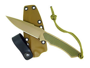 Spartan Blades PHRIKE Fixed Blade Green Handle w/ Flat Dark Earth Plain Blade
