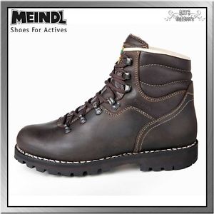 Meindl Badile Leder Wanderschuhe Herren Bergschuh braun