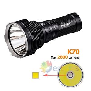 Acebeam K70 CREE XHP35 HI LED 2600LM Flashlight Torch Waterproof 1300m Beam【UK】