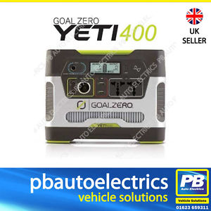 Goal Zero Yeti 400 Power Pack Generator UK Solar Compatible silent 38-03-012-0