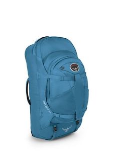 Osprey Farpoint 55L Travel and Trekking Backpack- CARIBBEAN BLUE, M/L Torso