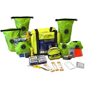 Ultimate Survival Technologies 20-726-01 Loaded Ditch Bag 6 Person Lime