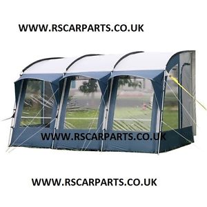 NEW ROYAL Wessex Awning 390 - Blue/Silver EASY FIT AND COMFORTABLE