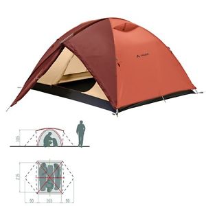 Original VAUDE Campo 3P, leichtes 3-Personen-Zelt, Kuppelzelt, NEUWARE !