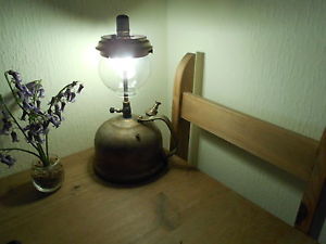 Vintage Tilley Table Lamp Paraffin Kerosene Oil Tilly Lantern Old Antique 1930s