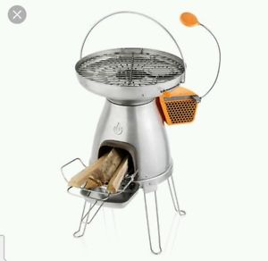 BioLite BaseCamp Wood Burning Base Camp Stove Grill USB Power Generator