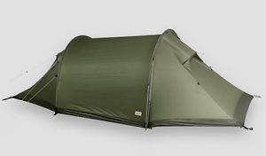 Fjäll Räven Trekking-Zelt / Tunnelzelt Abisko Lite 3 / grün, inklusive Footprint