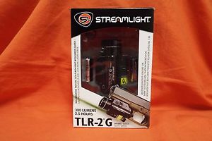STREAMLIGHT TLR-2 G Rail Mounted Tactical LED Light w/ Green Laser #69250
