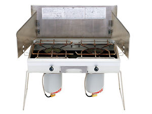 Brand New Snow Peak GigaPower Two Burner Stove, Liquid Injection GS-230